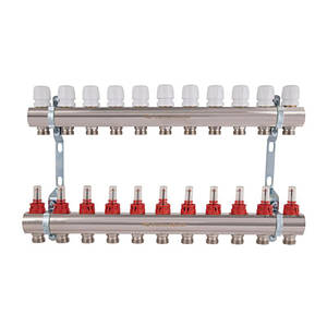 Колектор з витратомірами SD Plus 1" 11 виходів SD235W11