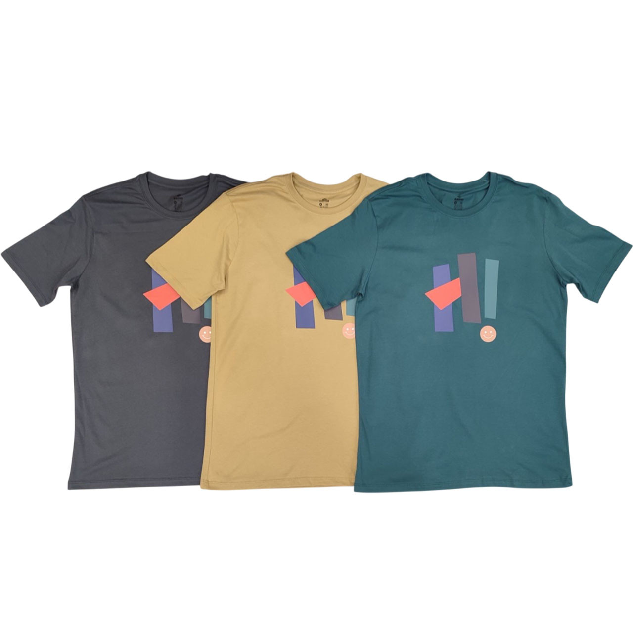 Футболка чоловіча "Hi" виробництва Узбекістан (в пакованні 1 колір) Розміри: 48,50,52,54,56 (35042), фото 1