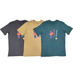 Футболка чоловіча "Hi" виробництва Узбекістан (в пакованні 1 колір) Розміри: 48,50,52,54,56 (35042)