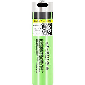 Акумулятор LiitoKala Lii-USB-34B 18650 3400mah