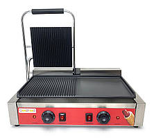 Гриль контактний GoodFood ECG201RF Panini RED із поверхнею для смаження, Арт.50992