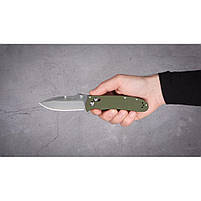 Ніж складаний Ganzo D704-GR, зелений (D2 сталь), фото 9