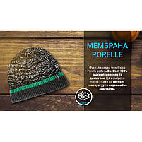 Шапка водонепроникна Dexshell, р-р S/M (56-58 см), з блакитною смужкою, фото 3