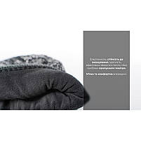 Шапка водонепроникна Dexshell, р-р S/M (56-58 см), з блакитною смужкою, фото 4