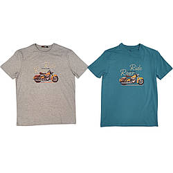 Чоловіча футболка з еластаном Мото "Узбекістан" (в пакованні 1 колір) Розміри: 48,50,52,54,56 (35048)