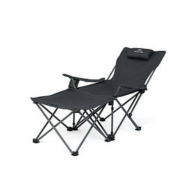 Крісло складане Naturehike CNK2350JJ011, алюміній, чорний