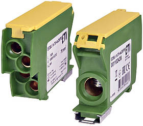 Розподільчий блок EDBJ-1x70-4x25/PE 192A 1000V AC/1500V DC IN:1*70, OUT:4*25 жовто-зелений 1102436