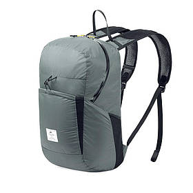 Рюкзак компактний Naturehike Ultralight NH17A017-B 22 л, сірий