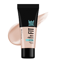 Матувальний тональный крем Maybelline New York Fit Me! Matte + Poreless Foundation 102 Fair Ivory, 30 мл