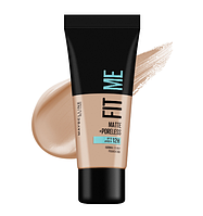 Матувальний тональный крем Maybelline New York Fit Me! Matte + Poreless Foundation 105 Natural Ivory, 30 мл