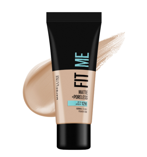 Матувальний тональный крем Maybelline New York Fit Me! Matte + Poreless Foundation 110 Porcelain, 30 мл, фото 1