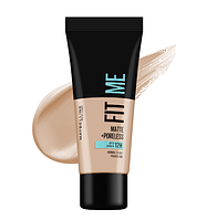 Матувальний тональный крем Maybelline New York Fit Me! Matte + Poreless Foundation 110 Porcelain, 30 мл