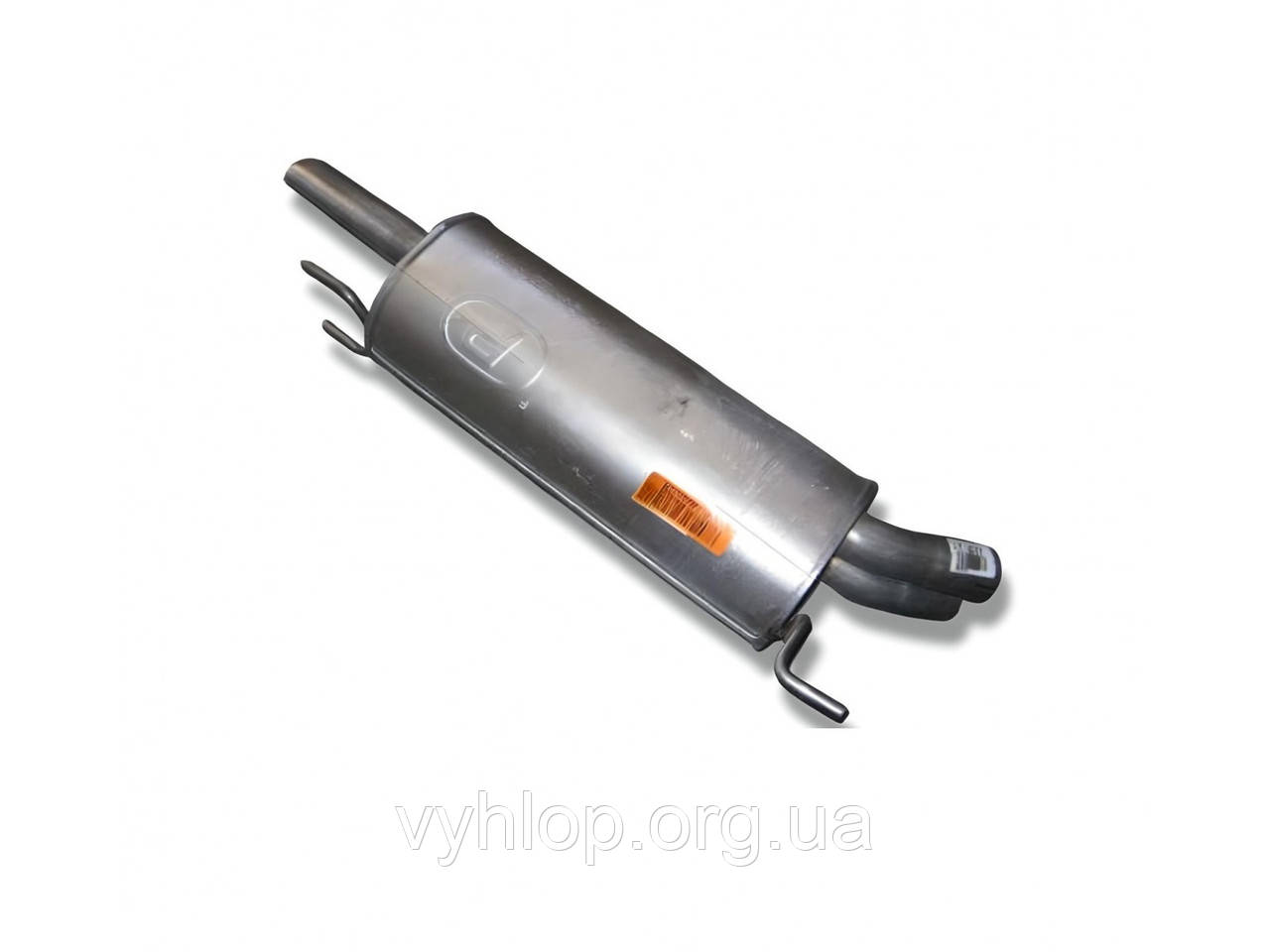 Глушник Опель Омега Б (Opel Omega B) 2.5 i V6 kombi kat 94- (17.237) Polmostrow алюминизированный