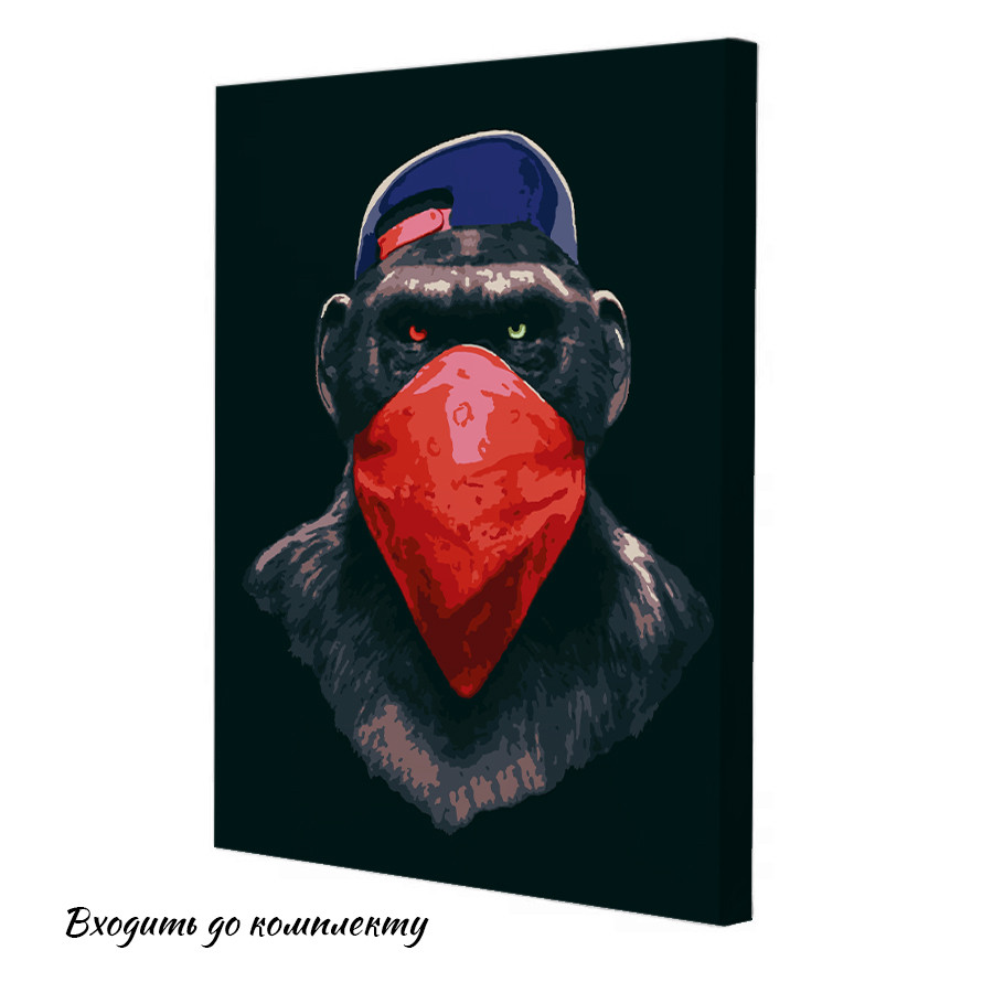Картина за номерами Riviera Blanca Monkey №1 40x50 см (RB-1158)