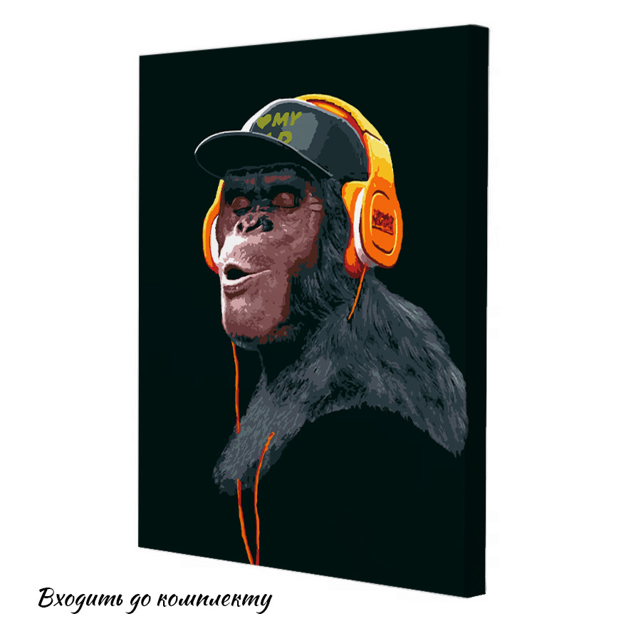 Картина за номерами Riviera Blanca Monkey №3 40x50 см (RB-1160)