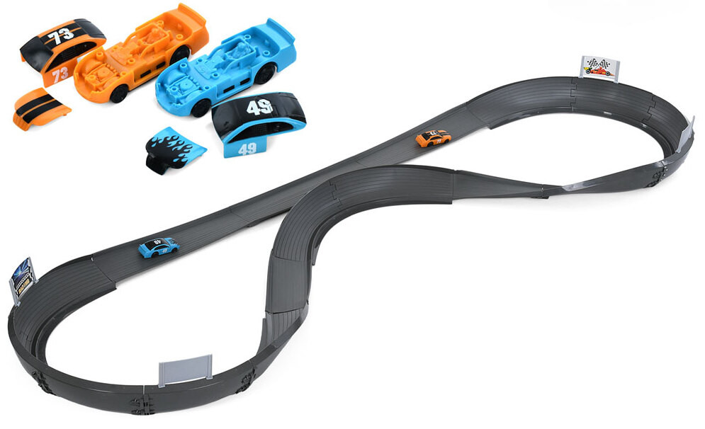 Трек із 2 машинками та блоком запуску SS059, фото 1