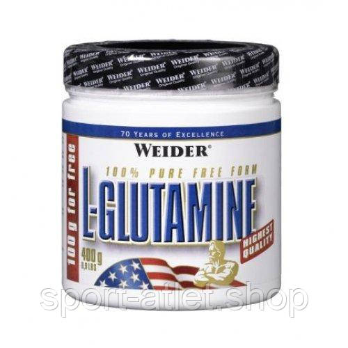 Амінокислота Weider L-Glutamine, 400 грам, фото 1