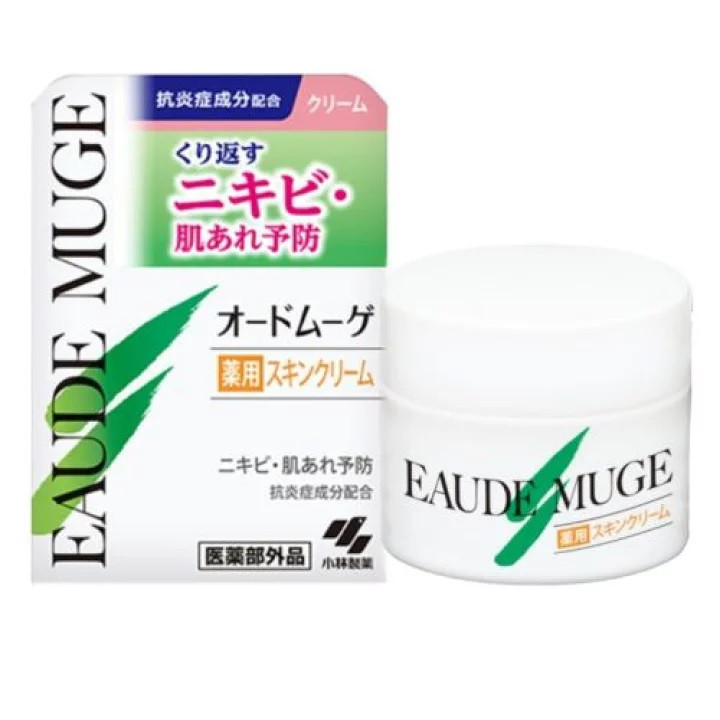 Kobayashi Eaude Muge Cream Зволожуючий захисний крем для проблемної шкіри з акне, 40 г, фото 1