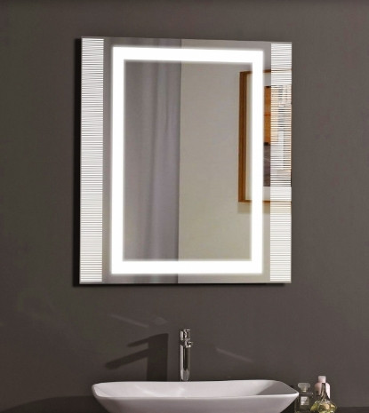 Дзеркало 80*80 см з LED підсвічуванням Настінне дзеркало з лід підсвіткою для ванної кімнати