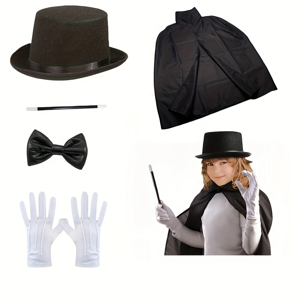 Карнавальний костюм для хлопчика фокусник, костюм чарівника, костюм мага, фото 1