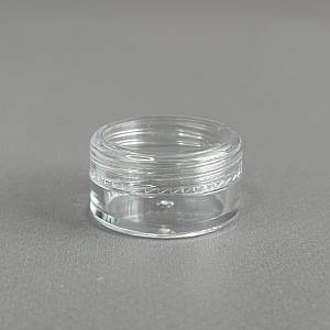 Баночка для зберігання Ø28 мм, h -15 мм, об'єм - 5 мл - прозора