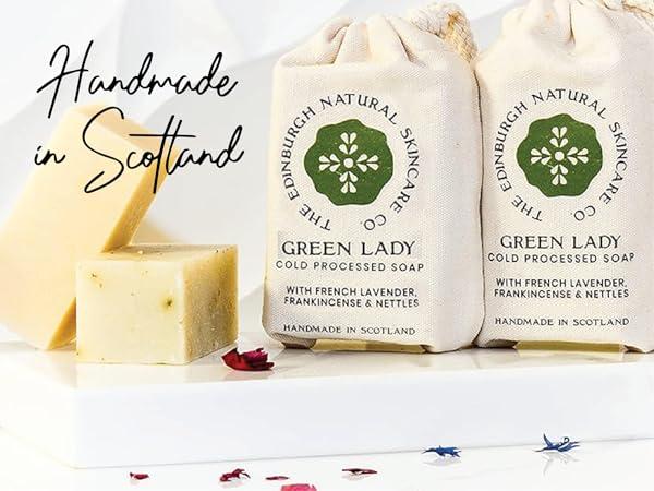 Преміальне мило "Green Lady" від Edinburgh Natural Skincare (85 г)