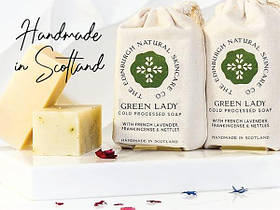 Преміальне мило "Green Lady" від Edinburgh Natural Skincare (90 г)