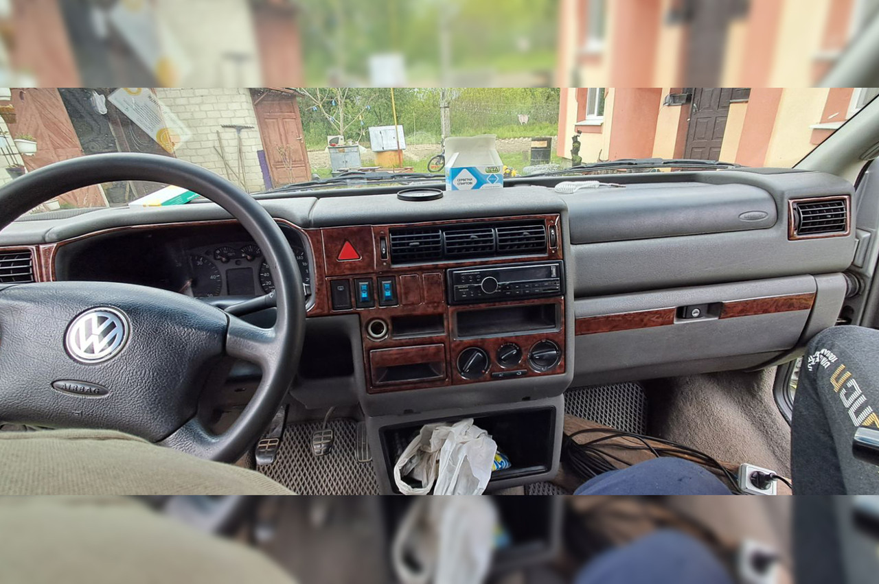 Накладки на торпеду (1999-2003) дерево для Volkswagen T4 Caravelle/Multivan, фото 1