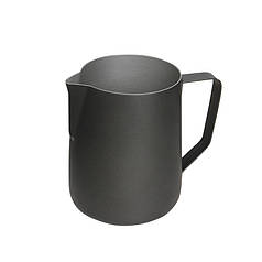 Пічер молочник для кави JIMISI 12121 Black 900 мл з тефлоновим покриттям для збивання молока