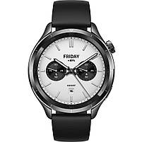 Смарт-годинник Xiaomi Watch S4 Black + безель Black-multicolor + захисне скло, фото 4