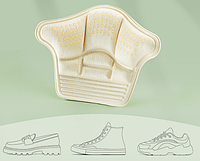 П'яткотримачі вкладиші антиковзні для взуття наклейка під п'яту для зменшення розміру, натирання 10 мм 2 шт