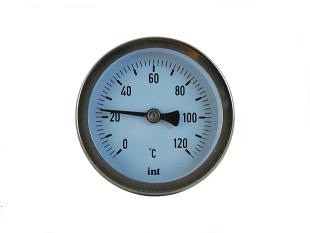 WATTS Термометр ТВО63 mm. L=45mm. 0-120 осьовий
