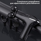 Перкусійний масажер + 4 насадки, з USB, HB-011 / Ручний масажер для тіла / Вібромасажер, фото 3
