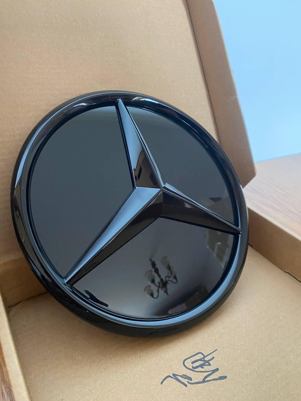Емблема решітки радіатора Mercedes-Benz E-class W213 дистронік E-клас колір чорний