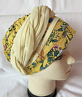 Літній жіночий тюрбан-шапка-косинка-чалма