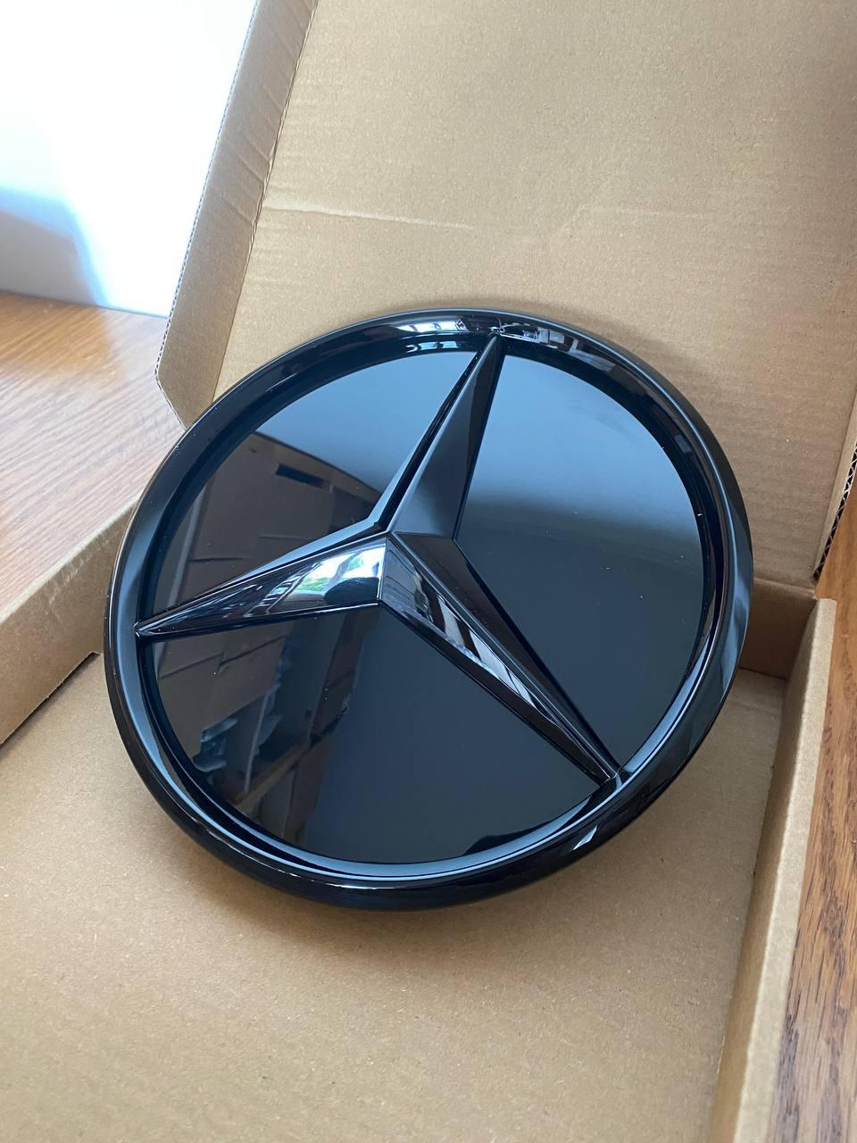 Емблема решітки радіатора Mercedes-Benz W205 W176 W212 W218 C117 CLA GLA CLS GLC дистронік колір чорний