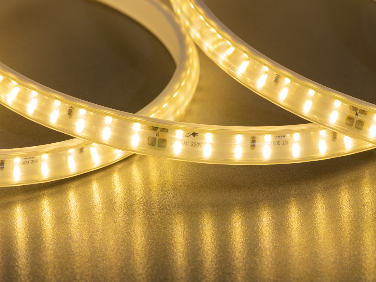 Світлодіодна стрічка Diasha 180LED 220V IP65 3000K теплий
