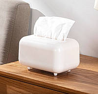 Диспенсер для серветок 11829 10х12х18 см білий