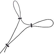 М'яч футбольний тренажер на мотузці для тренування техніки JELLO №4 чорний-білий, фото 2