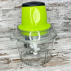 Подрібнювач кухонний, 300 Вт, від мережі, 1,8 л/стаціонарний блендер/ Універсальний подрібнювач, фото 3