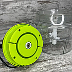 Подрібнювач кухонний, 300 Вт, від мережі, 1,8 л/стаціонарний блендер/ Універсальний подрібнювач, фото 4