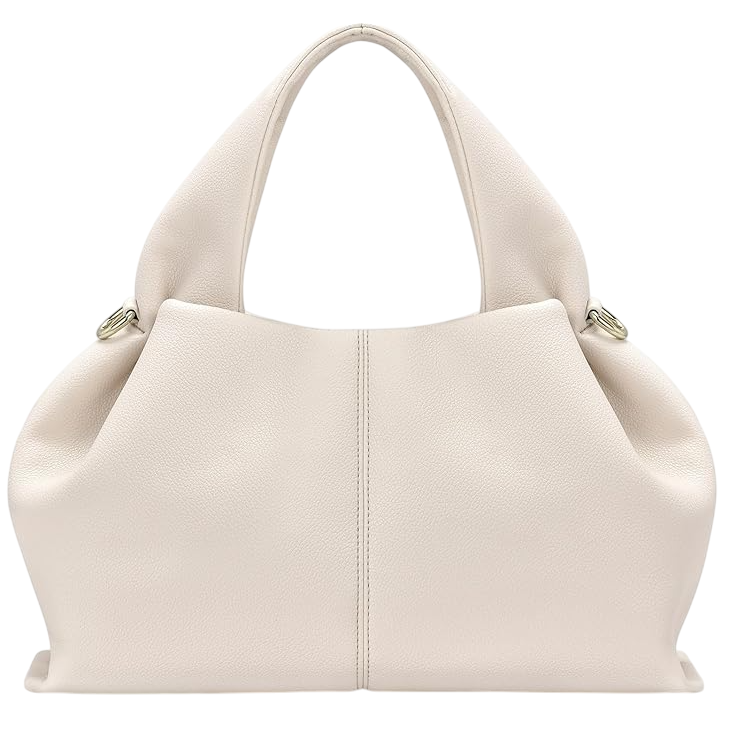 Жіноча сумка хобо Lorian з магнітною застібкою та плечовим ременем для повсякденних і ділових образів бежева