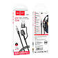 Кабель-перехідник Type-C+USB на 3,5 мм mini jack HOCO 2-in-1 Digital Audio Conversion Cable (1m, DAC). Black, фото 9