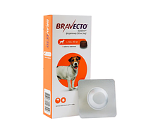 Бравесто 250 мг 1 таблетка для собак 4.5-10 кг від бліх і кліщів на 3 місяці MSD Нідерланди