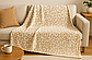 Плед (Фліс) Візерунки бежеві | Плед покривало "Візерунки бежеві" | 180х220 см, фото 3