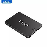 SSD диск EAGET 480GB 2.5" SATA III 530MB/s 500MB/s для ноутбуків і ПК – внутрішній твердотільний накопичувач