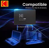 SSD накопичувач Kodak X130 PRO 2.5" SATA III — 1 ТБ | Швидкість до 550 МБ/с | TLC NAND | Для ПК і ноутбуків, фото 4