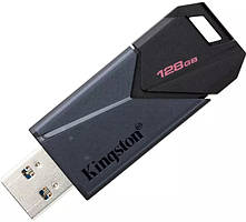 Флешка Kingston 128GB USB 3.2 Gen 1 DataTraveler Exodia Onyx – висувний USB, чорна, для ПК і ноутбуків