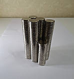 Магніт шайба Neodymium N35 20мм3мм сила 4кг, фото 8
