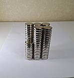 Магніт неодимовий шайба Neodymium N35 25мм/5мм сила 6кг, фото 4